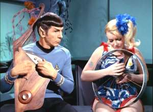 Spock, Playing the Harp
