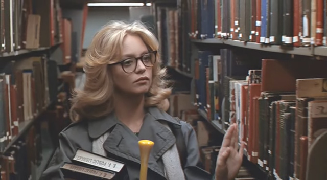 Goldie Hawn, Librarian Goldie Hawn in Foul Play